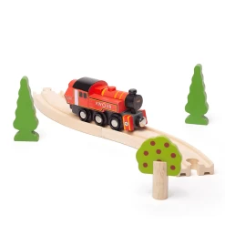 BigJigs BJT493 Houten Locomotief Ivatt Houten Trein -Beste Speelgoed Winkel BigJigs BJT493 locomotief Ivatt 2