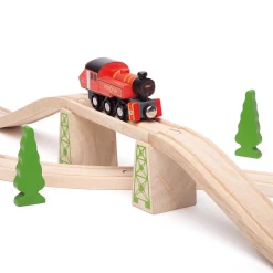BigJigs BJT493 Houten Locomotief Ivatt Houten Trein -Beste Speelgoed Winkel BigJigs BJT493 locomotief Ivatt 3