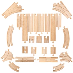 BigJigs BJT052 Rail Spooruitbreidingsset -Beste Speelgoed Winkel Bigjigs bjt052 spooruitbreidingspakket 1