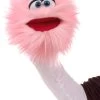 Handpop Kletskop Kletstante Roze Living Puppets -Beste Speelgoed Winkel Living puppets W808 kletstante rose scaled 1