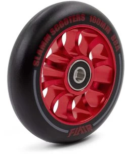 Stuntstep Wiel Aluminium 100mm Slamm Flair 2.0 Met Abec 9 Lagers In Color Zwart 17 Stuntstep Wiel Aluminium 100mm Slamm Flair 2.0 Met Abec 9 Lagers In Color Zwart -Beste Speelgoed Winkel SL580 2 Slamm 100mm Flair 2.0 Alloy Core Wheel Red Side speelactief.nl