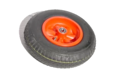 Wiel Met Rode Kunststof Velg