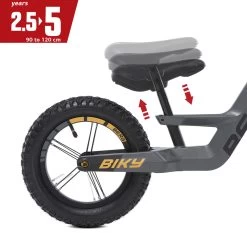 BERG BIKY Trial Groen Loopfiets 12 Inch Handrem -Beste Speelgoed Winkel bergtoys biky cross grey 12 inch loopfiets speelactief.nl berg 9