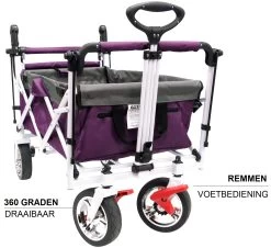 Active Outdoor Bolderkar Paars Met Zonnedak En Extra Bagagetas. Showmodel 18 Active Outdoor Bolderkar Paars Met Zonnedak En Extra Bagagetas. Showmodel -Beste Speelgoed Winkel bolderkar active outdoor opvouwen 5 1