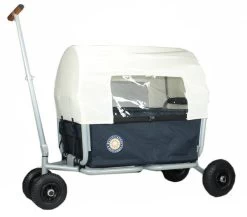Beachtrekker Life Huif Bolderwagen -Beste Speelgoed Winkel bolderwagen opvouwbaar beachtrekker life blauw met huif