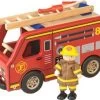 Houten Brandweerauto Pintoy -Beste Speelgoed Winkel brandweerauto pintoy 10581