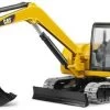 Bruder 2456 CAT Mini-Rupskraan Caterpillar -Beste Speelgoed Winkel bruder 02456 cat mini rupskraan
