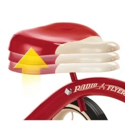 RadioFlyer Classic Red Tricycle Met Duwstang 12 RadioFlyer Classic Red Tricycle Met Duwstang -Beste Speelgoed Winkel classic red tricycle with push handle inset adjustable seat model 34t 1 1