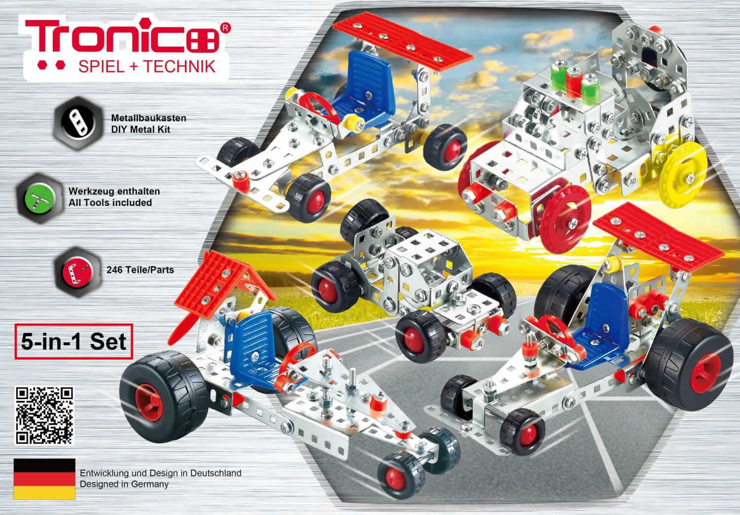 Tronico Silver Line 5 In 1 Set Consructieset – 2 Assorti 3 Tronico Silver Line 5 In 1 Set Consructieset – 2 Assorti