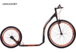 Volwassen Step CRUSSIS URBAN 4.3 BLACK/ORANGE 26/20 -Beste Speelgoed Winkel crussis urban 43 black orange 26 20 volwassenstep speelactief.nl 1