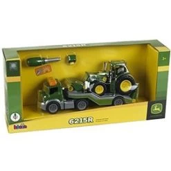 Dieplader + Tractor John Deere Met Voorlader – Constructiespeelgoed – Theo Klein 3908 -Beste Speelgoed Winkel dieplader met tractor john deere theo klein 3908 2