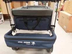 Active Outdoor Bolderkar Blauw Incl. Zonnedak, Extra Bagagetas En Extension. -Beste Speelgoed Winkel extension scaled 1