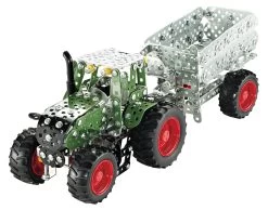 Tronico Mini Fendt 313 Vario Met Aanhangwagen – 1 : 32 -Beste Speelgoed Winkel fendt 313 vario met aanhanger tronico mini 10021 3