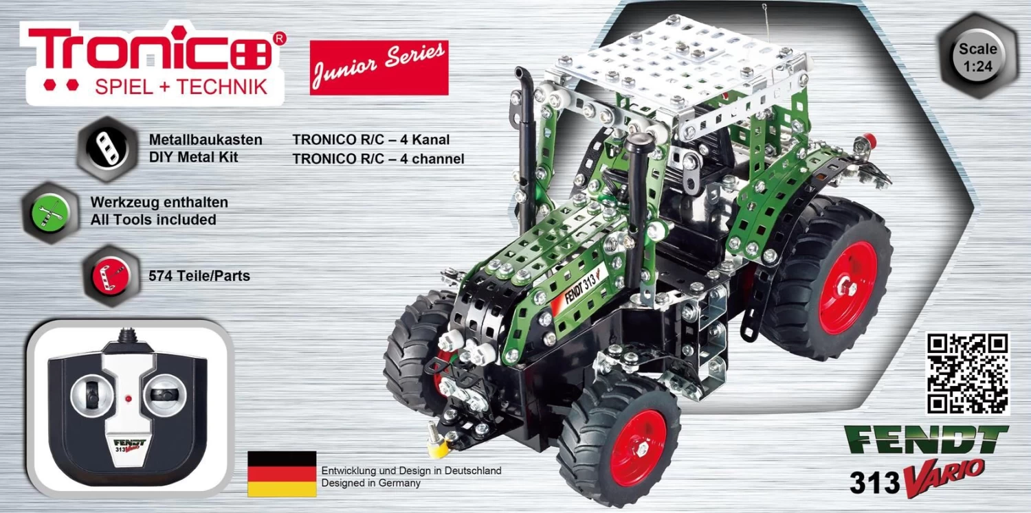Tronico Junior Radiografisch Bestuurbare Fendt Vario 313 – 1 : 24 4 Tronico Junior Radiografisch Bestuurbare Fendt Vario 313 – 1 : 24 - Afbeelding 2