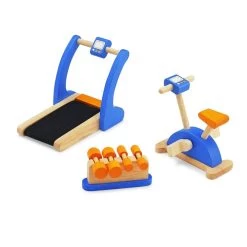 Set Fitnessruimte -Beste Speelgoed Winkel fitnessruimte poppenhuis pintoy 3506 1