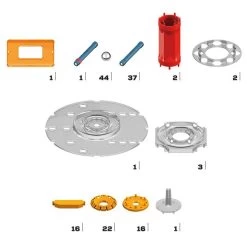 Geomag Mechanics – 146 Delig -Beste Speelgoed Winkel geomag mechanics 146 delig 3