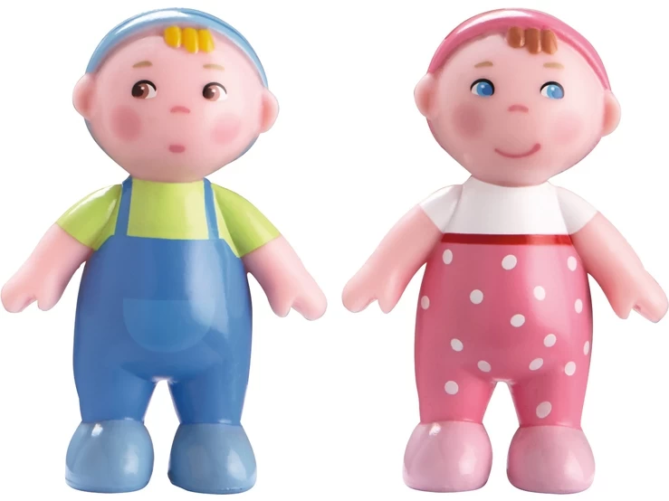 HABA Little Friends Poppenhuispopjes Babys Marie En Max 4 HABA Little Friends Poppenhuispopjes Babys Marie En Max - Afbeelding 2