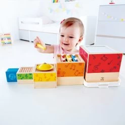 Stapelbare Muziekset – Hape Stacking Music Set -Beste Speelgoed Winkel haoe e0336 stapelbare muziekset 2
