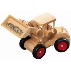 Houten Loader / Wiellaadschep Fagus -Beste Speelgoed Winkel houten loader fagus 10.47 2