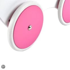 Houten Poppenwagen De Luxe White Incl. Dekbed / Slaapzak -Beste Speelgoed Winkel houten poppenwagen met kap pallas wit rose 4