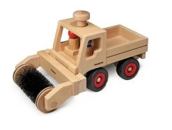Houten Veegrol Voor Unimog Fagus -Beste Speelgoed Winkel houten veegrol fagus 14.08 1 1