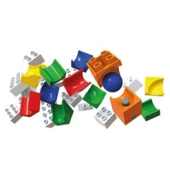 Hubelino Knikkerbaan Uitbreidingsset Katapult 41-delig -Beste Speelgoed Winkel hubelino 882 knikkerbaan uitbreiding katapult 1 1