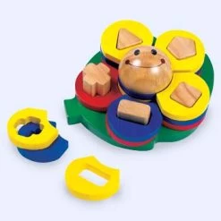 Inlegplank Bloem Met Geometrische Vormen