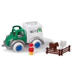 VikingToys Jumbo Horse-Transport Paardentransport-auto -Beste Speelgoed Winkel jumbo horse transport vikingtoys 1 1