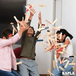 Kapla BA120BRR 120 Ton Blauw Rood En Rose -Beste Speelgoed Winkel kapla 120 blauwe rood roze 3