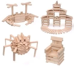 Kapla C100 Wooden Box 100 Delig -Beste Speelgoed Winkel kapla bouwplankjes 4 3