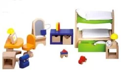 Meubelset Kinderkamer II -Beste Speelgoed Winkel kinderkamer poppenhuis goki 51746 1