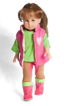 Paardrijd Outfit 3-delig Mt. 28 – 35 Cm. -Beste Speelgoed Winkel kledingset pop pardrijden heless 1500 2500 2