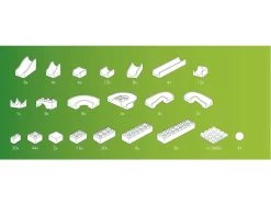 Hubelino Knikkerbaan Bouwdoos 106-delig 8 Hubelino Knikkerbaan Bouwdoos 106-delig -Beste Speelgoed Winkel knikkerbaan 106 delig hubelino 420008 2