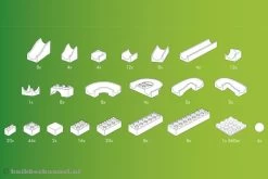 Hubelino Knikkerbaan Bouwdoos 200-delig -Beste Speelgoed Winkel knikkerbaan 200 delig hubelino 420183 2