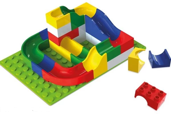 Hubelino Knikkerbaan Bouwdoos Mini-set 45-delig 6 Hubelino Knikkerbaan Bouwdoos Mini-set 45-delig - Afbeelding 4