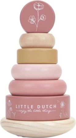 Little Dutch LD7012 Houten Tuimelstapelaar Wild Flowers