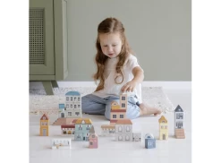 Little Dutch LD4493 Blokkenstad Uitbreiding Railway -Beste Speelgoed Winkel little dutch blokkenset stad 2