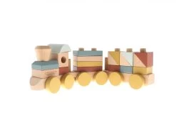 Little Dutch Houten Blokkentrein Pure&Nature