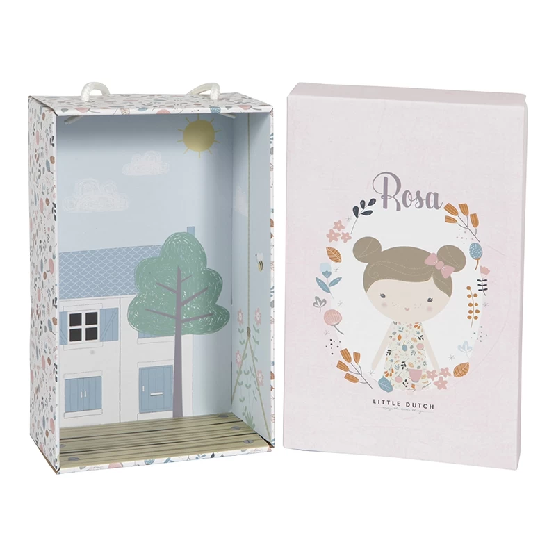 Little Dutch LD4521 Knuffelpop Rosa 35 Cm 6 Little Dutch LD4521 Knuffelpop Rosa 35 Cm - Afbeelding 4