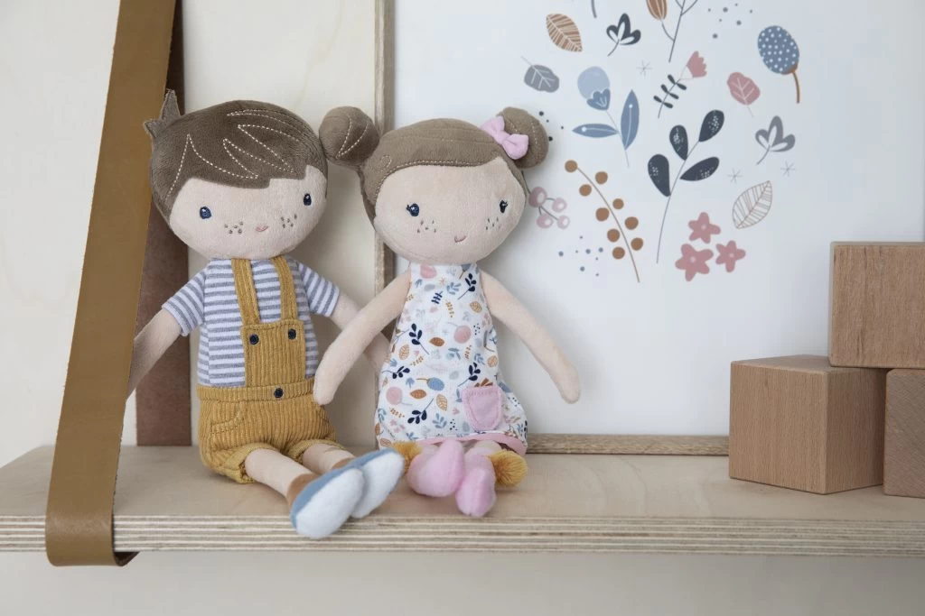 Little Dutch LD4521 Knuffelpop Rosa 35 Cm 8 Little Dutch LD4521 Knuffelpop Rosa 35 Cm - Afbeelding 6