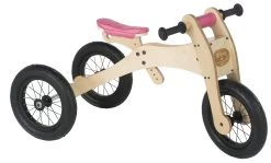 Trybike Pink – Houten 4-in-1 Loopfiets -Beste Speelgoed Winkel loopfiets 4 in 1 trybike pink 4 scaled 1
