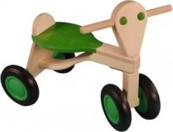 Van Dijk Toys Loopfiets Groen Berkenhout