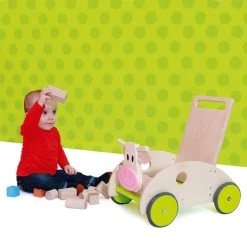 Duwkar – Loopwagen Scratch Koe Marie -Beste Speelgoed Winkel loopwagen koe scratch 6181417 1 1