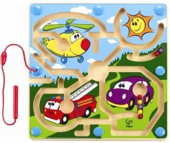 Magneetlabyrinth Transport -Beste Speelgoed Winkel magneetlabyrinth mighty motors hape 1