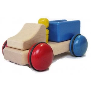 Houten Mini-vrachtwagen Fagus 4 Houten Mini-vrachtwagen Fagus - Afbeelding 2