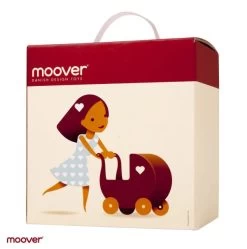 Moover Poppenwagen Hout Rood -Beste Speelgoed Winkel moover poppenwagen 5