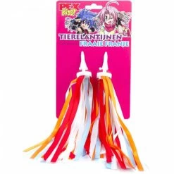 Stuurlint Streamer Pexkids Handvatversiering -Beste Speelgoed Winkel pexkids streamers versiering stuur blauw oranje 8718836202469 speelactief.nl