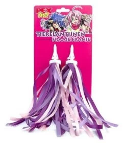 Stuurlint Streamer Pexkids Handvatversiering -Beste Speelgoed Winkel pexkids streamers versiering stuur paars roze speelactief.nl