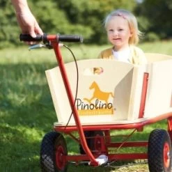Pinolino Bolderwagen Hout Met Rem -Beste Speelgoed Winkel pinolino bolderwagen bolderkar kinderwagen til met rem 2