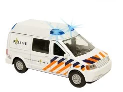 Politiebus, Pull Back Met Licht En Geluid.